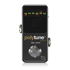 tc electronic 6 弦同時調音 Polytune 3 Noir 迷你複音調音器, 混色, 單品