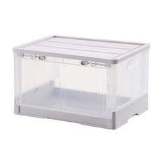 A-Hope多功能折疊式塑膠收納盒, 透明昇級, 1個