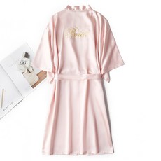 Ahope 時尚絲綢婚禮浴袍 L, TYPE04, 1個