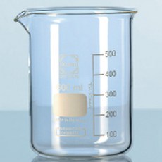 DURAN 硬質1級鋼化玻璃燒杯, 600毫升, 1個