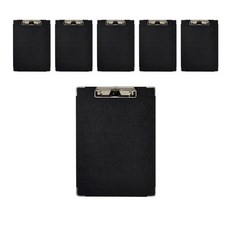 Munhwa Filing System A4磁吸式寫字板, 黑色的, 6個