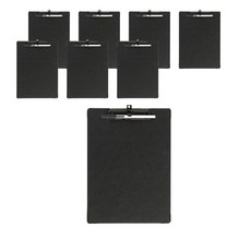 Munhwa Filing System 新剪貼板 A4, 黑色的, 8個