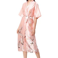 高級絲質長版浴袍 M, TYPE04, 1個