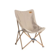 KEEP 折疊蝴蝶放鬆野營椅, 卡其色, 1個
