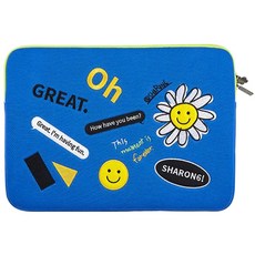 SHARON6 刺繡防撞筆電包, Oh Great款