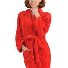 簡約浴袍 XXXL, 紅色, 1個