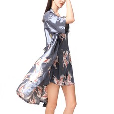 A-hope 絲綢長版浴袍套組 M, TYPE06, 1套