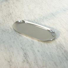 Kate Garden 金屬托盤, 銀色