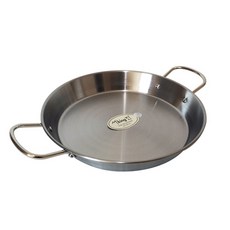 King SEOJIN 雙耳不鏽鋼海鮮燉飯鍋, 直徑280mm, 1個