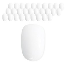 Jello Jello 橢圓形美甲貼片, 自然 迷你橢圓款, 150入