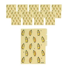 POPO FANCY Lulu Lala L Holder 3 索引文件, 黃色的, 10個