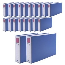 희망사무포인트 4 x 8 군 파이프 바인더 2공 Br4487E, 하늘, 20개