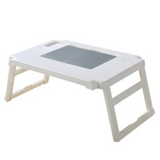 접이식 미니 탁자 플립 커버, 화이트 + 그레이