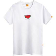 엘라모 수박 통기성 반팔 티셔츠