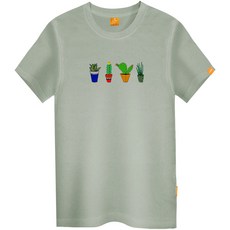 L.LAMO Tequila 透氣短袖 T 恤, 卡其色