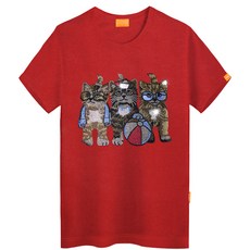 엘라모 큐빅피구캣 통기성 반팔 티셔츠