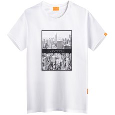 L.LAMO Empire 透氣短袖 T 恤, 白色