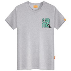 엘라모 담장고양이 통기성 반팔 티셔츠