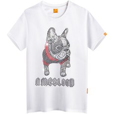 엘라모 남녀공용 큐빅도그 통기성 반팔