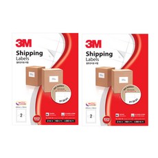 3M 貨物裝箱標籤貼 100入裝, 2個, 2個空格