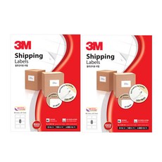 3M 貨物裝箱標籤貼 100入裝, 2個, 8個空格