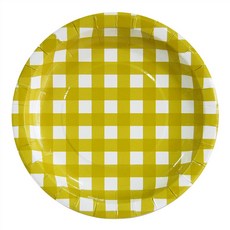 Wow Party Korea格子盤子 金色 23cm, 6件, 5個