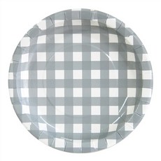 Wow Party Korea格子盤 銀色 23cm, 6件, 5個