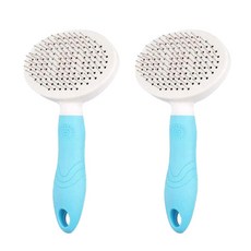 Lifesalim 寵物毛刷 19*10*7cm, 藍色, 2入