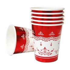 Wow Party Korea經典杯 金屬紅 240ml, 6件, 5個