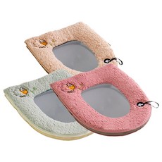 可愛造型保暖馬桶蓋, 隨機發貨, 3個