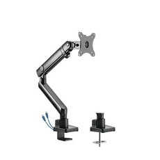 지티기어 싱글 짱 모니터 스탠드 암 C012U, 매트 블랙, 1개