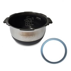 cuckoo 電子鍋替換內鍋 CRP-GHR1010FD專用+橡膠密封墊圈, 246U+DH10, 1組