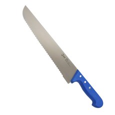 이보 톱날 생선칼 34cm, 블루, 1개