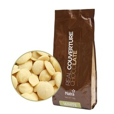 Natra 大容量白巧克力粒, 1包, 1kg