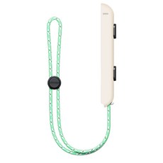 HOHOO 任天堂Switch 動森配色 Joy-Con 握把掛繩 白綠色, 1個, 單一商品