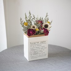 GAPANG 文字印花造型花盆, 09白色