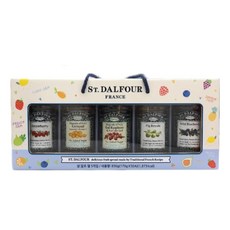 ST.DALFOUR 聖桃園 水果果醬禮盒 5款入, 1盒, 850g