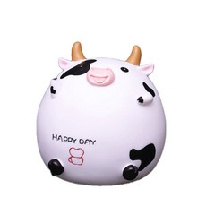 제이씨피 뒹굴뒹굴 카우코인 뱅크, 젖소 화이트, 1개
