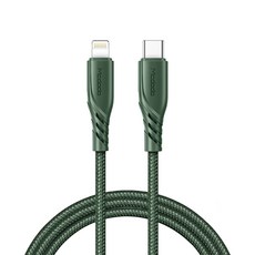 Mcdodo 麥多多 Type-C to Lightning PD 20W 高速充電線, 綠色, 1個, 1.2m