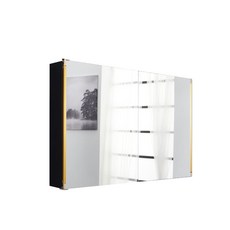 닥터바스 블랙 골드 슬라이드장 8-8 1500 x 800 x 170 mm, 블랙(바디) + 골드(손잡이), 1개