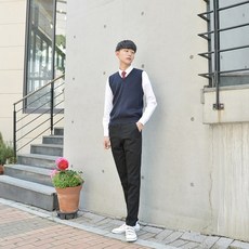 GYOBOKMALL 男童大碼氨綸校服褲