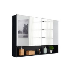 닥터바스 블랙 오픈 슬라이드장 10-4 1100 x 800 x 170 mm, 블랙(바디) + 실버(손잡이), 1개