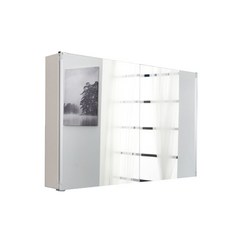 닥터바스 시크릿 전면 거울 슬라이드장 1500 x 800 x 170 mm, 아이보리(바디) + 실버(손잡이), 1개