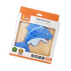 VIGA 嬰兒海豚拼圖, 1個, 3件