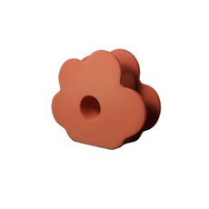 蒲公英花雕刻花瓶 YT_RA151, 楓紅色