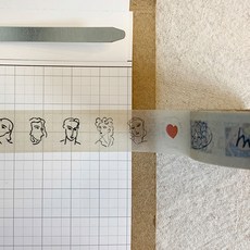 melting studio. 亨利馬諦斯 紙膠帶 15mm x 10m, 混色, 1個