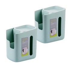 My Home 多功能支架面紙盒, 薄荷綠, 2個