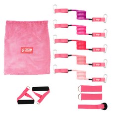 HEYFI 彈力繩5種 + 居家套組3種 + 網紗袋, 混合顏色, 1個