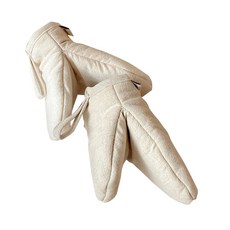 加厚烤箱微波爐隔熱手套, 麥片, 2個