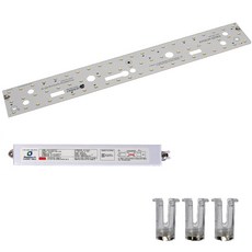 三星LED 廚房客廳燈 540 x 75 mm 25W 頂級款 三星S6模組 + KC認證安定器, 暖白光, 1套